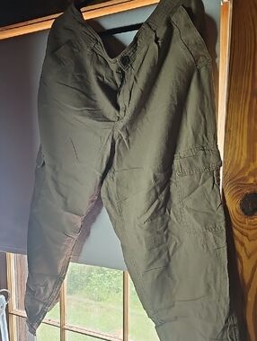 a new day Tan Cropped Utility Cargo Pants